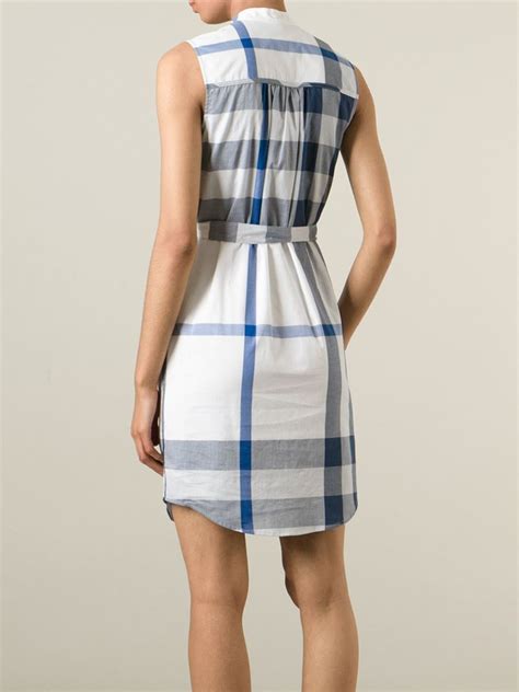 shirt dress burberry|burberry brit sleeveless print dress.